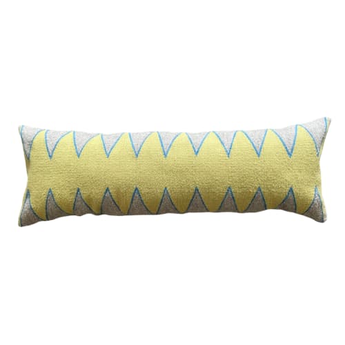 Baja Lime Lumbar Pillow | Pillows by Selva Studio