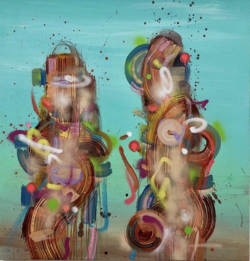 Ying ang Yang | Paintings by Andres García-Peña Art | Artist Studio Brooklyn in Brooklyn