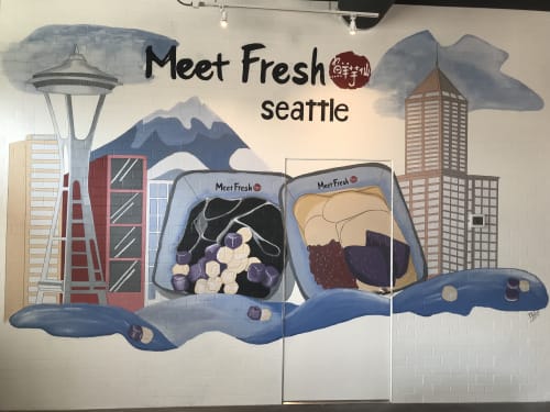 Meet Fresh | Murals by Theboxingartist | Meet Fresh in Bellevue