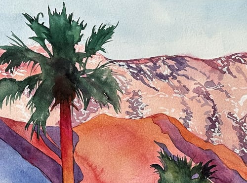 Desert Remnants | Watercolor Painting in Paintings by Catherine Twomey