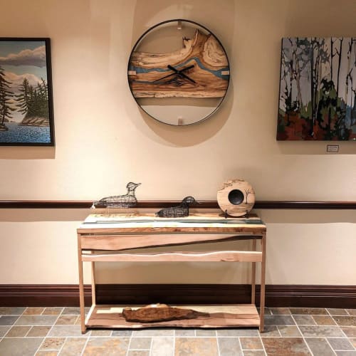 River Clock | Furniture by Live Edge Forest | Deerhurst Resort in Huntsville