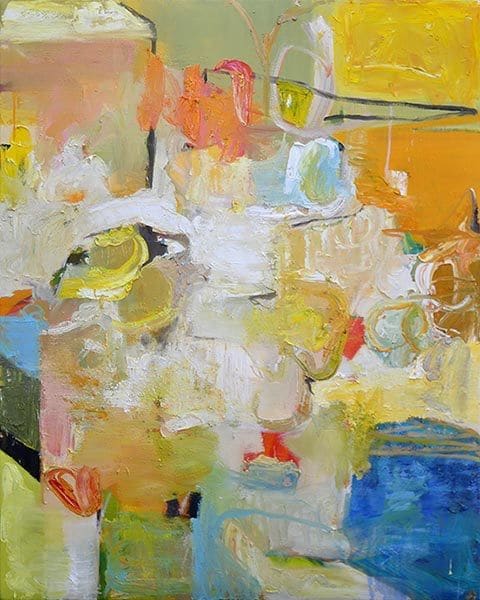 252 Morning in Sorrento | Oil And Acrylic Painting in Paintings by Anne B Schwartz | Kreiss Home Furnishings in West Hollywood