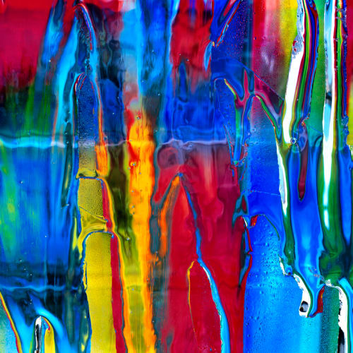 HIL 3, 59x59" | Oil And Acrylic Painting in Paintings by Carol Inez Charney | Morgan Stanley in New York