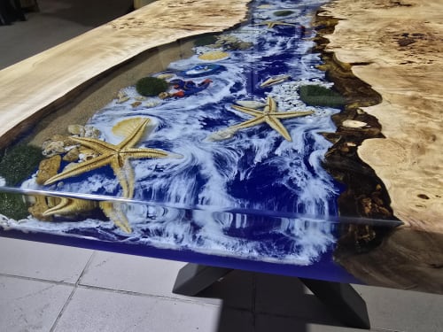 Custom Order Epoxy Resin Table, Table Top, Live Edge Table | Tables by LuxuryEpoxyFurniture