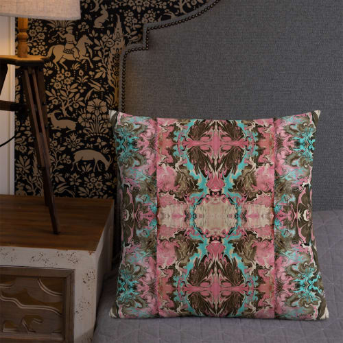 Intricate arabesque IV | Prints by KALEIDO MARBLING ART