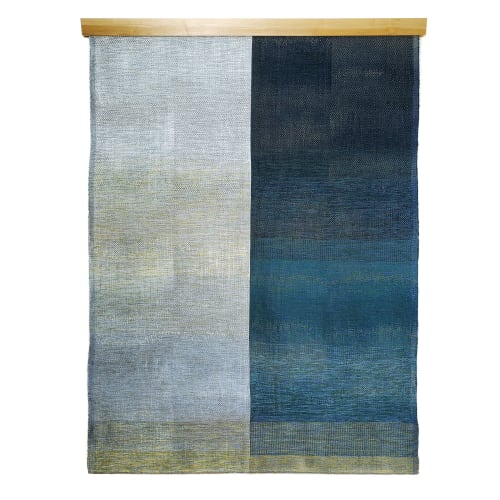 Moonlight Over Water - Commission | Tapestry in Wall Hangings by Jessie Bloom