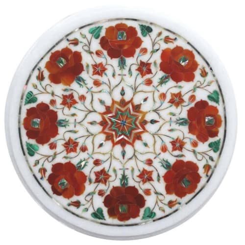 white marble table, coffee table, end table, tabletop | Tables by Innovative Home Decors