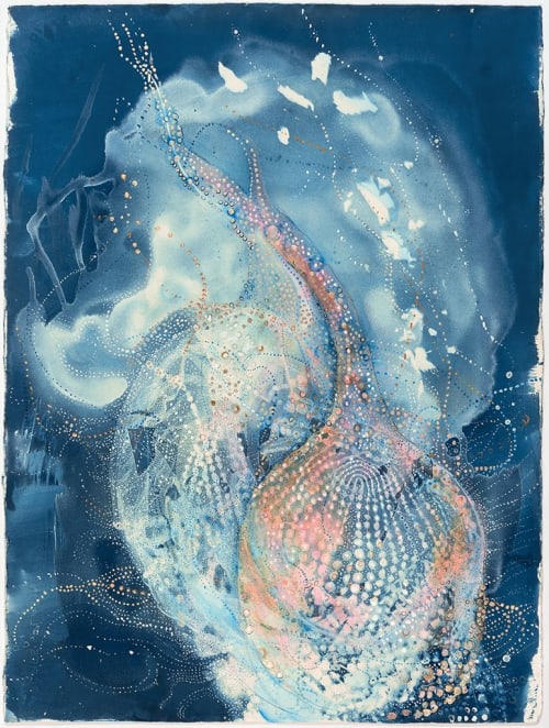 Cosmology 9 | Oil And Acrylic Painting in Paintings by Ann Holsberry