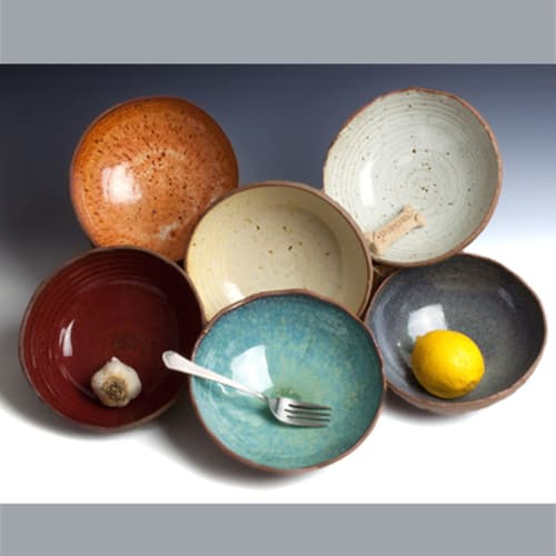 "Shell Bowls" in the glaze of your choice | Dinnerware by BlackTree Studio Pottery & The Potter's Wife