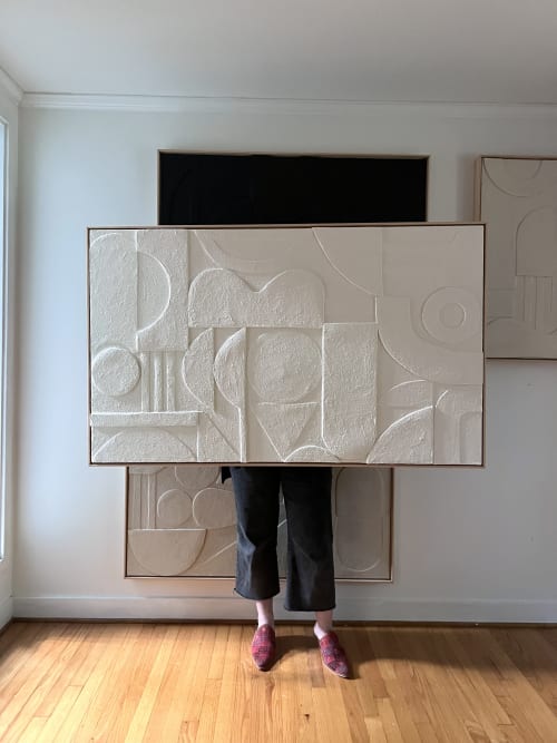 Still Shapes - size 36x60 | Oil And Acrylic Painting in Paintings by Figure Form