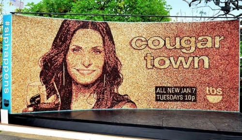 Cougar Town | Public Mosaics by Scott James Gundersen | The Grove in Los Angeles
