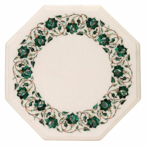 white marble table, coffee table, end table, tabletop | Tables by Innovative Home Decors