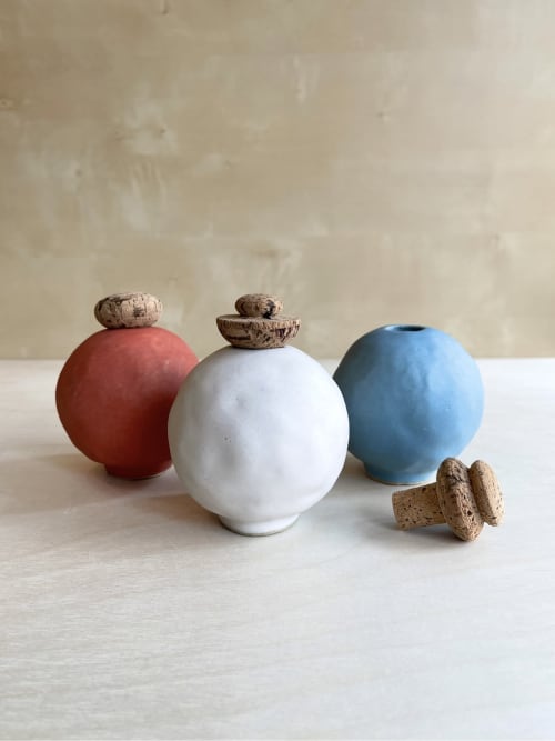 Edwina, small vase | Vases & Vessels by Meg Morrison