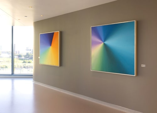 Peaks and Valleys | Paintings by Kaori Fukuyama | Jacobs Medical Center at UC San Diego Health in San Diego