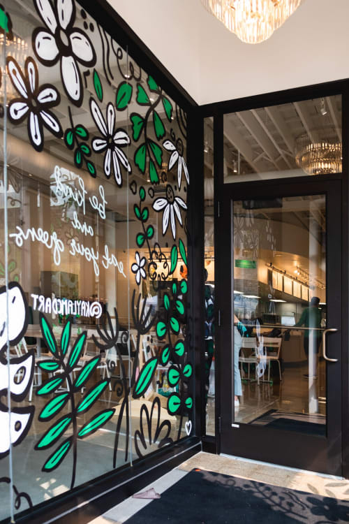 Indoor Mural by Kayla McDaniels seen at CRISP & GREEN, Edina Wescover