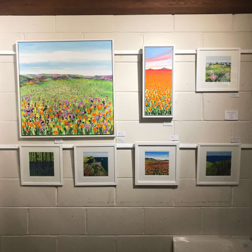 Surrey Art Box Exhibition 2019 | Paintings by Becca Clegg | Denbies Wine Estate in Dorking