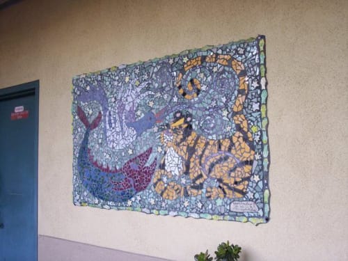 Mosaic Wall Art | Public Mosaics by Elizabeth Raybee | Jean Parker Elementary School in San Francisco