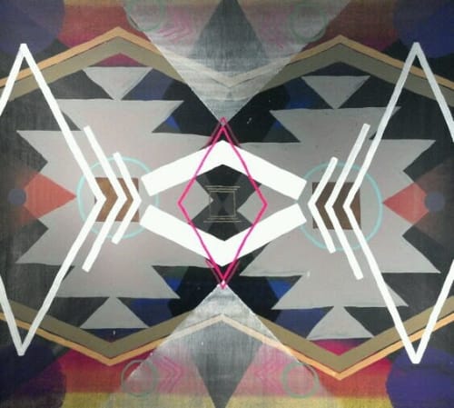"Neon Indian" | Paintings by Matthew Mahler