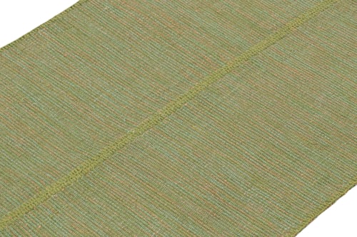 Rug & Kilim’s Contemporary Kilim Rug in Green with Teal | Area Rug in Rugs by Rug and Kilim