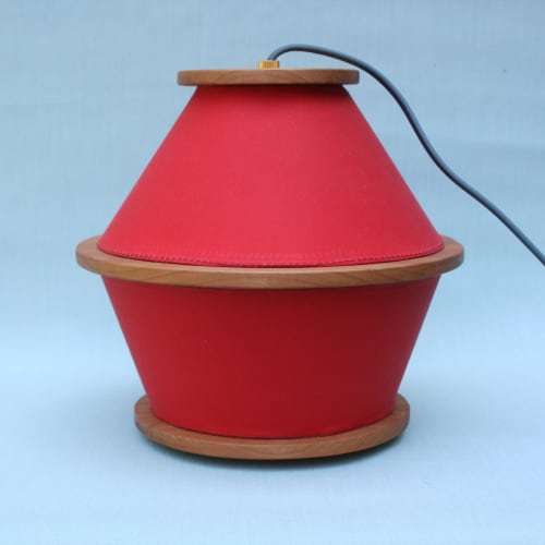 Fiery Disks Lamp | Table Lamp in Lamps by Made Cozy
