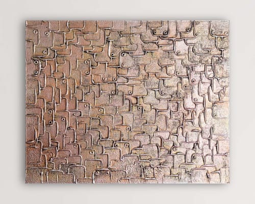 Industrial Chic No 2 (SOLD) | Oil And Acrylic Painting in Paintings by Alessia Lu