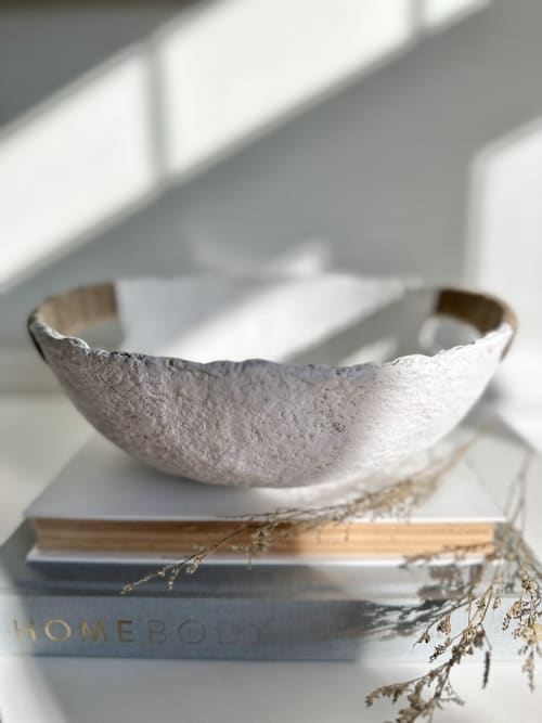 Perhaps Paper Mache Decorative Bowl | Decorative Objects by TM Olson Collection
