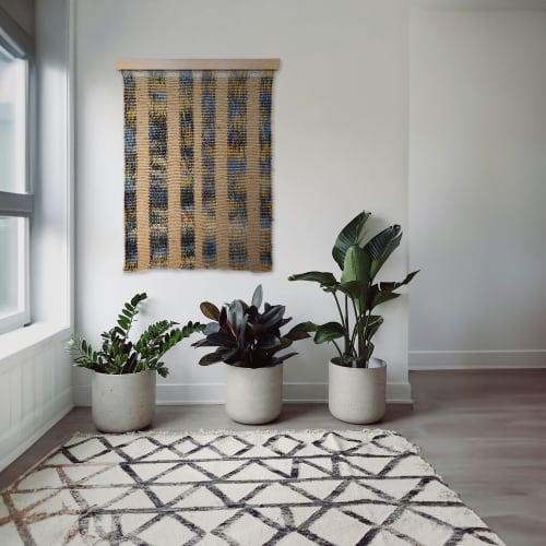 Earthen Stripe | Tapestry in Wall Hangings by Jessie Bloom Studio