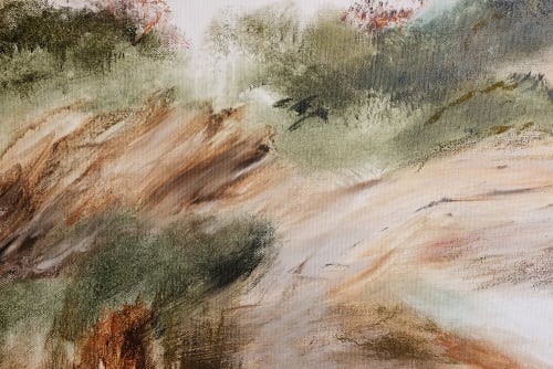 Biarritz | Oil And Acrylic Painting in Paintings by Emily Tingey