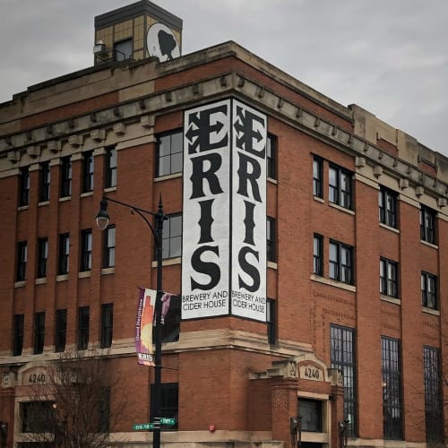 Sign Painting | Signage by Mosher | ERIS Brewery and Cider House in Chicago