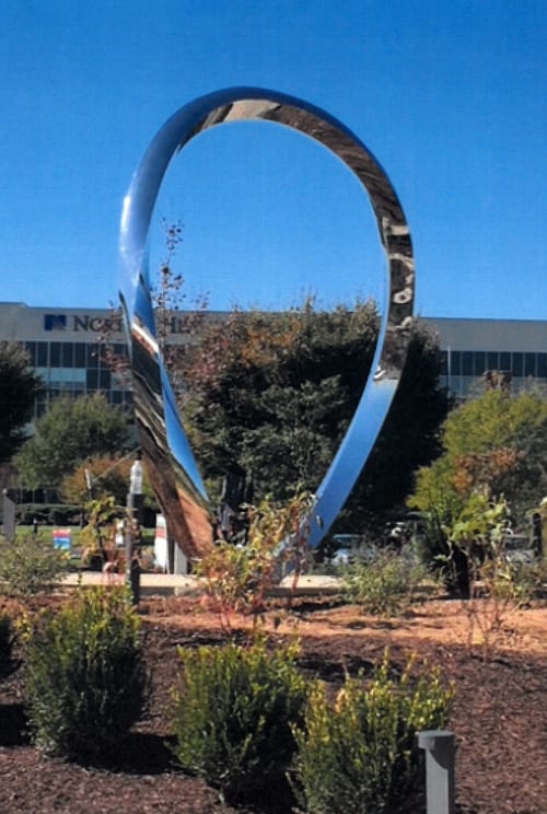 Endless Curve No.5 | Public Sculptures by Wenqin CHEN | Norton Healthcare in Louisville