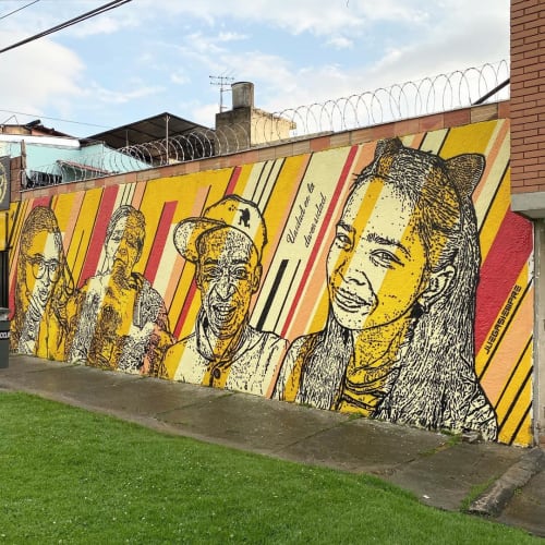 Unidad en la diversidad / Unity in diversity | Street Murals by DjLu / Juegasiempre