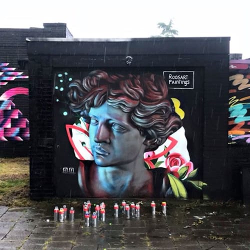 David | Street Murals by RoosArt Paintings