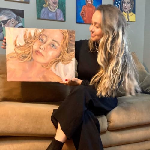 Commissioned Portrait | Paintings by Rebecca Lazinger