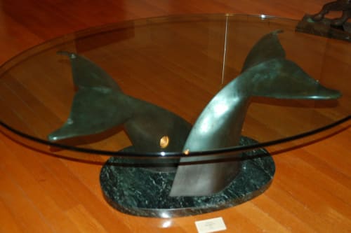 Whale Tail Table | Tables by Jim Sardonis | Gifford Medical Center in Randolph