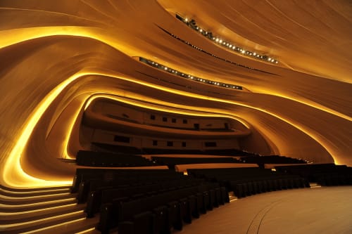 Heydar Aliyev Center Auditorium, Acoustic Design | Interior Design by Mikodam Design | Heydar Aliyev Centre in Bakı