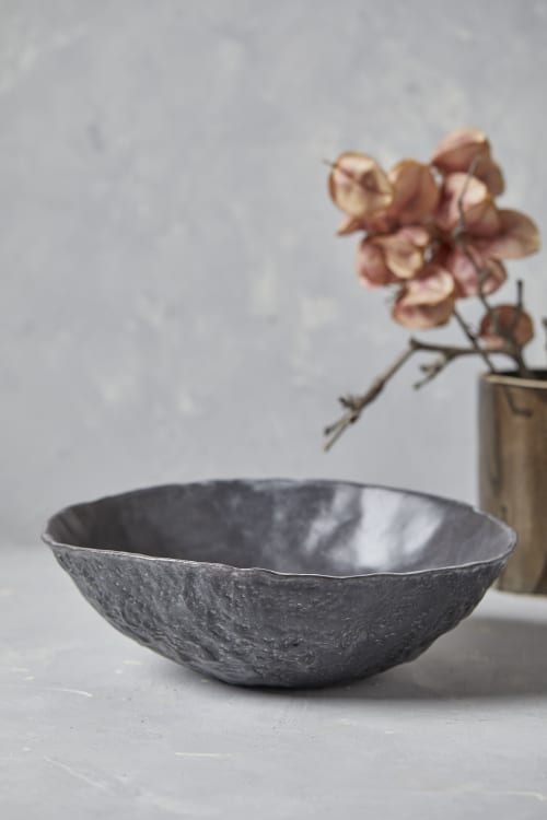 Organic Pottery Bowl | Tableware by ShellyClayspot