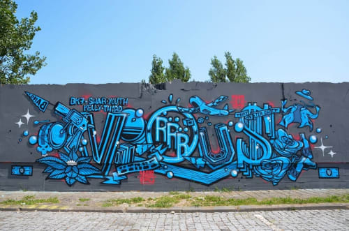 That Gangster Shit | Street Murals by Virus