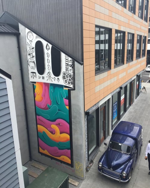 “On My Mind” Mural | Murals by BS Just More (Bulky Savage) | Riverside Market in Christchurch