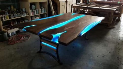 Epoxy Dining Table, Epoxy Resin Table, Epoxy Wood Table | Tables by Innovative Home Decors