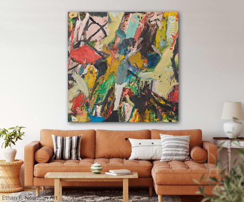 Spring Angst | Oil And Acrylic Painting in Paintings by Ethan Newman
