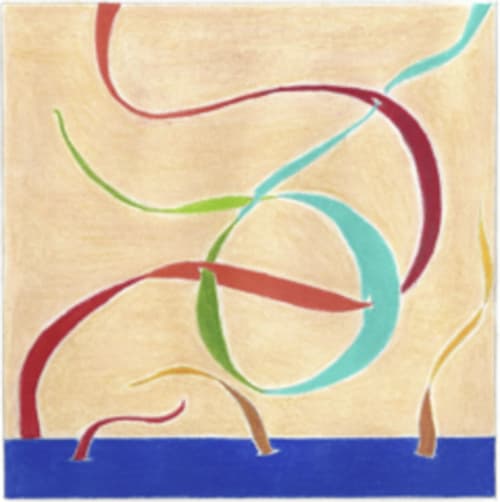 "Lazos II" framed paper artwork | Drawings by Natalia Lumbreras