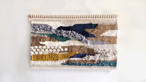 Garden Macrame Weaving | Macrame Wall Hanging by Fiber Motel by Janet Jane