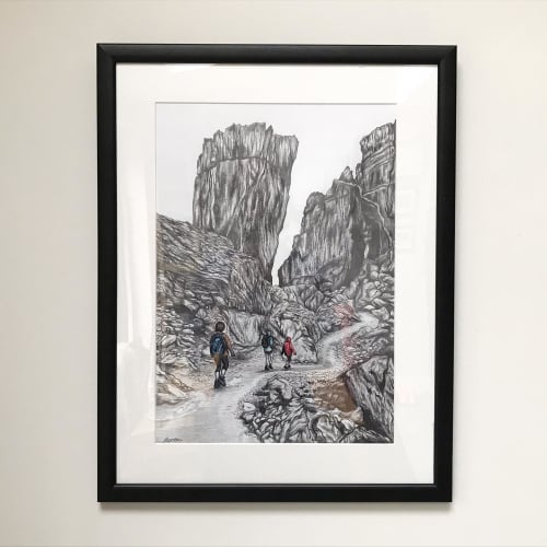Dolomite Hike | Wall Hangings by Steph Carr Design
