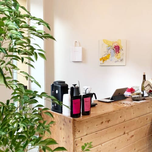 "How I Met Doug" | Oil And Acrylic Painting in Paintings by Johnna Slaby | ORANGE GERBERA / オレンジガーベラ in Setagaya City