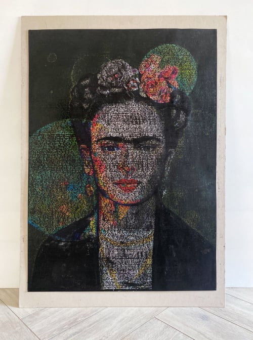 "Frida: Duality of Life" | Mixed Media by ArtForLoft