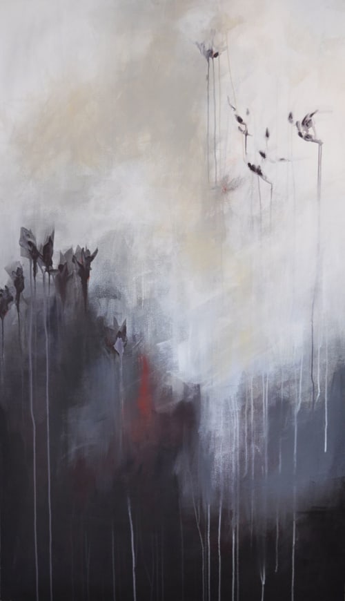 Water Series 39 | Oil And Acrylic Painting in Paintings by Lisa Ochowycz