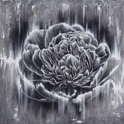 Graceful Grays - Original Painting by Angela Bawden | Paintings by Angela Bawden Fine Art