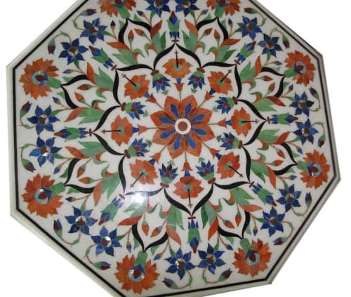 white marble table, coffee table, end table, tabletop | Tables by Innovative Home Decors