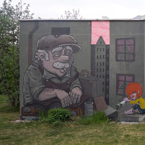 Poormuckl | Street Murals by Lion Fleischmann