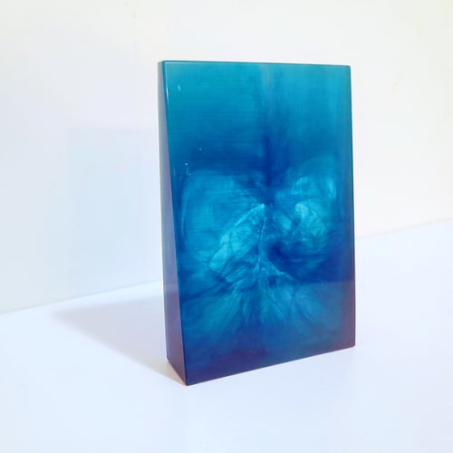 Swallowed – Small Resin Sculpture | Sculptures by Ava Bock Art